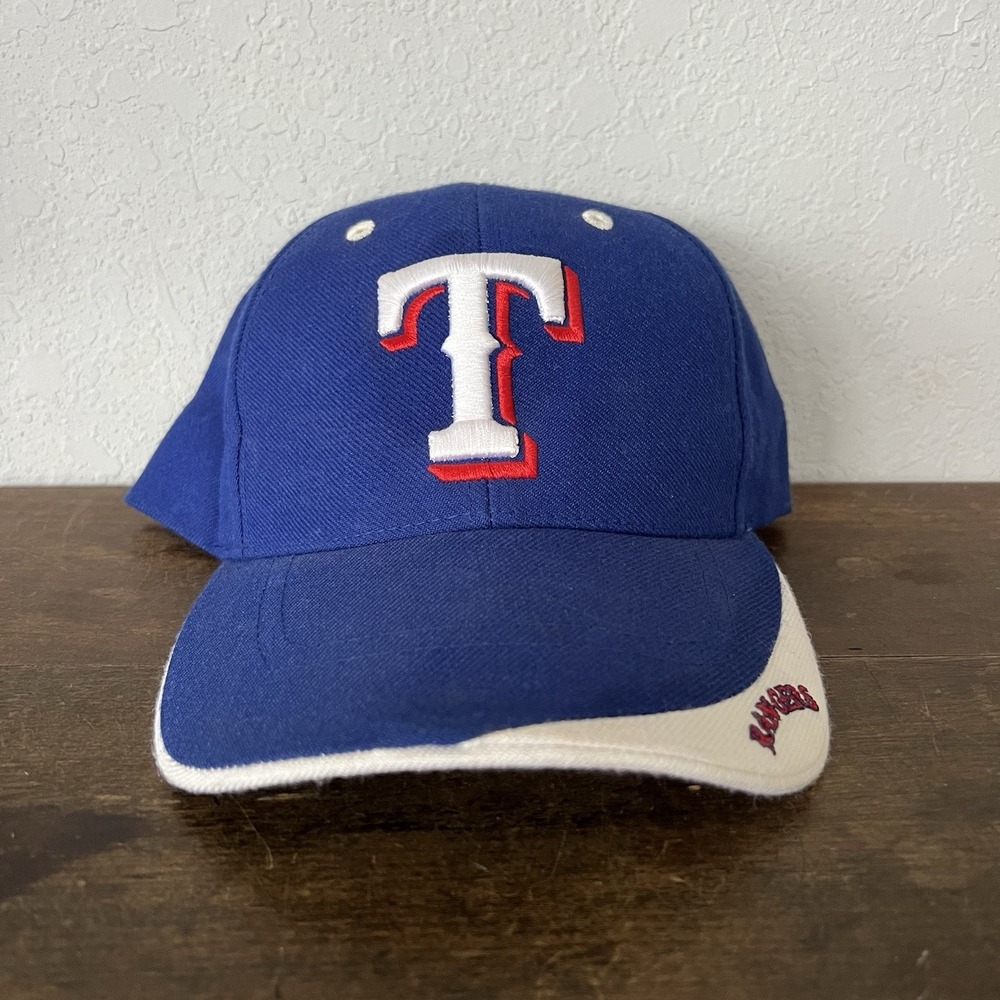 Vintage Texas Rangers‎ Baseball Hat Blue MLB Twins Enterprise Adjustable Strap